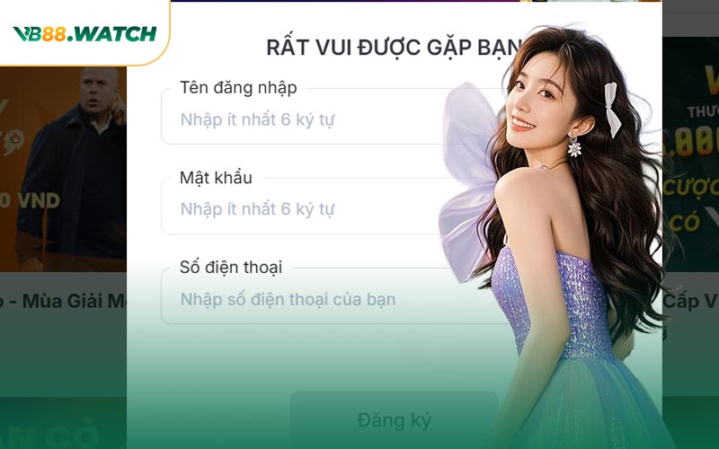 Hướng dẫn chi tiết đăng ký VB88